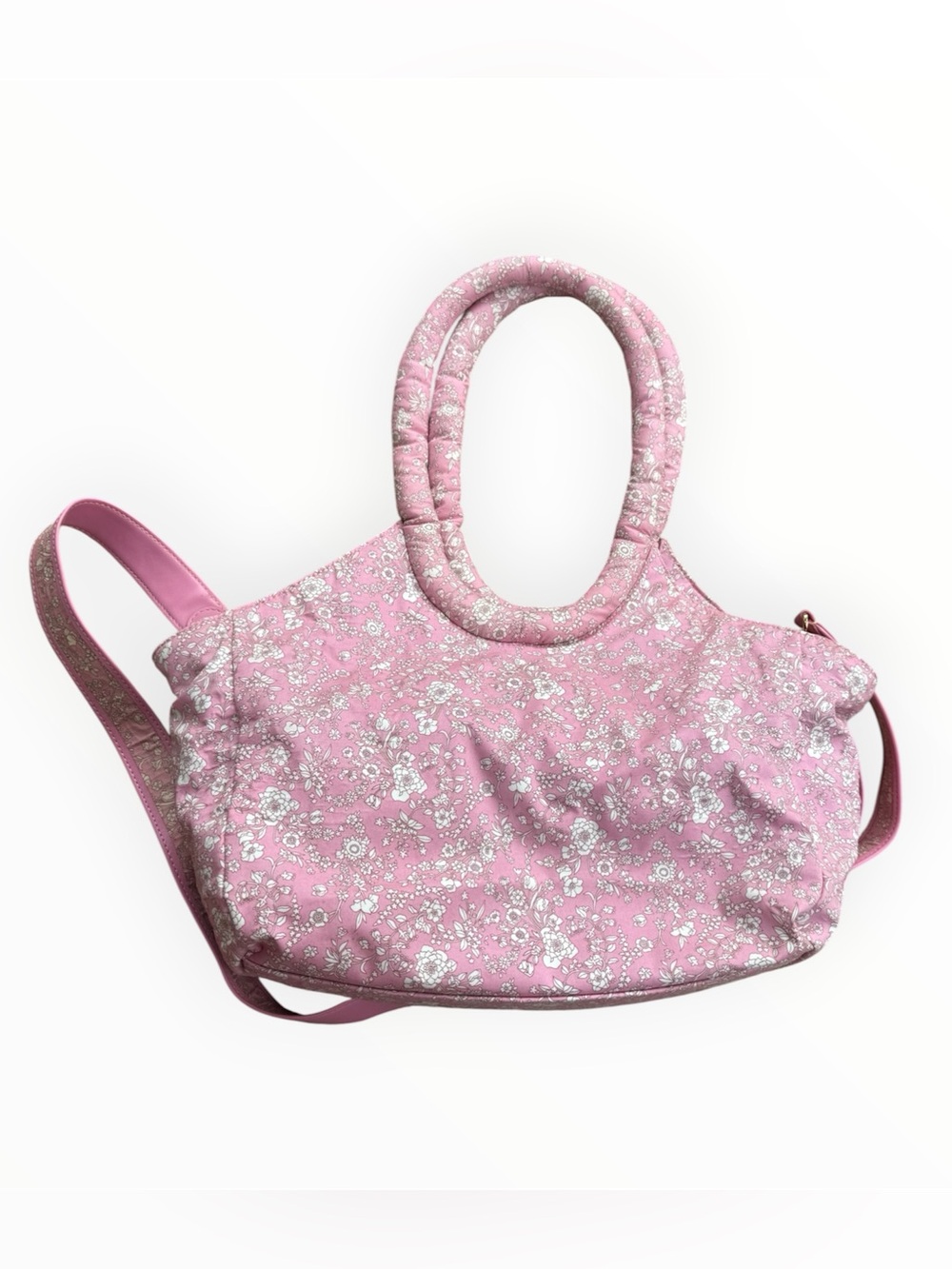 Stoney Clover Lane Small Scoop Tote Made with Liberty Fabric.